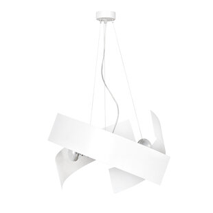 Kuopio hanglamp wit 3xE27 metaal