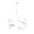 Kuopio hanging lamp white 3xE27 metal
