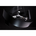 Kuopio suspension noire 3xE27 métal