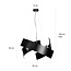 Emibig Emibig Kuopio black hanging lamp 3xE27 metal - Perfect lighting for any space