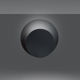 Emibig Pori schwarze Wandleuchte 1x E27