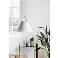 Scandinavische hanglamp wit, zwart of beige 48 cm Ø