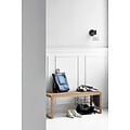Nordlux Nordlux Karma 14 wall light with smoked glass and walnut base, E14, adjustable, 14 cm diameter