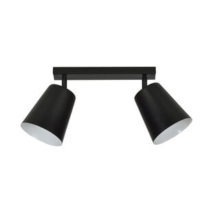 Emibig Raahe dubbele wit en zwarte richtbare dubbele plafondlamp 2x E27
