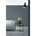 Raahe gold and black directional single ceiling lamp 1x E27