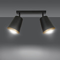 Emibig Emibig Raahe Double Gold und Black Directional Double Deckenleuchte 2x E27 - Perfekte Beleuchtung für jeden Raum