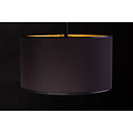 Goteborg black with gold hanging lamp cylinder 1x E27