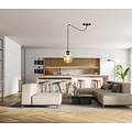 Emibig Emibig Malmo suspension 1L couleur ambre E27 décentralisable - Idéale pour créer une atmosphère chaleureuse dans n'importe quelle pièce