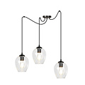 Malmo transparent 3L pendant E27 decentralizable