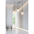 Emibig Emibig Malmo suspension 3L couleur ambre E27 décentralisable - Idéal pour créer une ambiance chaleureuse dans n'importe quelle pièce