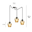 Emibig Emibig Malmo amber colored 3L suspension E27 decentralizable - Ideal for creating a warm atmosphere in any room