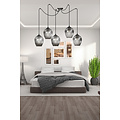 Emibig Emibig Malmo 5x E27 pendant smoked decentralized - Ideal lighting for any space