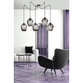 Emibig Emibig Malmo 5x E27 pendant smoked decentralized - Ideal lighting for any space
