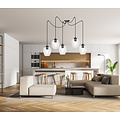 Emibig Emibig Malmo transparente 5x E27 colgante descentralizado - Iluminación ideal para cualquier espacio