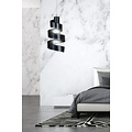 Helsingborg zwarte spiraal metaal hanglamp 1x E27
