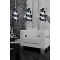 Helsingborg 3L zwarte spiraal metaal hanglamp 3x E27