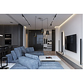 Jonkoping goud en zwarte 3L hanglamp 3x E27