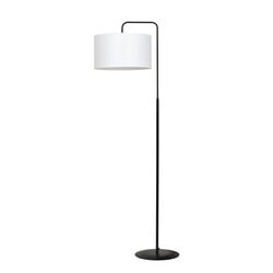 Emibig Lampe sur pied Umea avec abat-jour blanc et base noire 1x E27