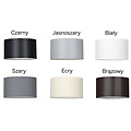 Umea floor lamp black and gray round shade 1x E27