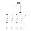 Emibig Emibig Umea lampe debout noire et écrue 1x E27 - Ambiance parfaite pour chaque pièce