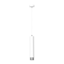Emibig Gavle witte pendelkoker GU10 met chroom afwerking