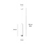 Emibig Emibig Gavle white pendant tube GU10 with chrome finish - Ideal for stylish lighting in any space