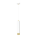 Gavle white and gold hanging lamp tube GU10