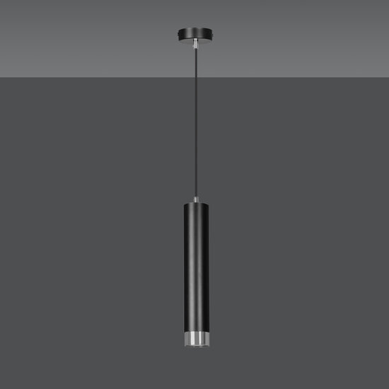 Emibig Emibig Gavle black GU10 pendant tube with chrome finish - Ideal lighting for any space