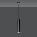 Gavle gold and black revolving tube GU10 adjustable in height