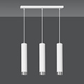 Emibig Emibig Gavle 3L blanc pendel GU10 avec finition chrome - Éclairage idéal pour chaque espace