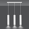 Emibig Emibig Gavle 3L blanco colgante GU10 con acabado en cromo - Iluminación ideal para cualquier espacio