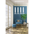 Emibig Emibig Gavle 4L chaudière suspendue blanche GU10 avec finition chrome - Éclairage idéal pour chaque espace