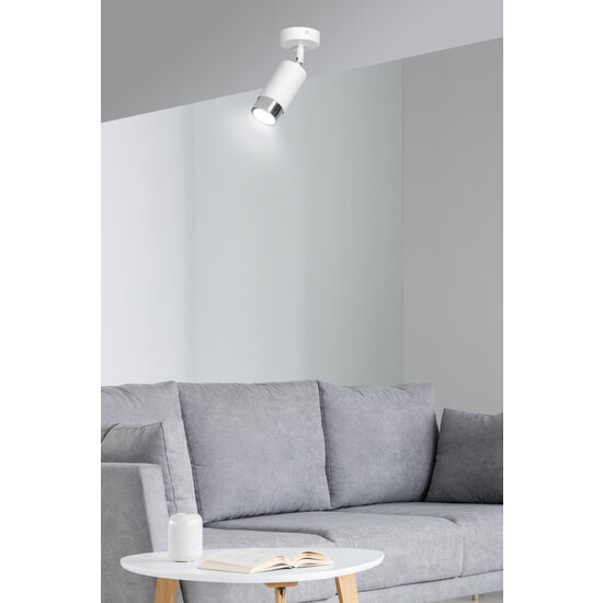Emibig Emibig Boras ceiling spotlight GU10 white and chrome luxury finish - Ideal lighting for any space