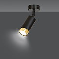 Emibig Emibig Boras black with gold finish ceiling spotlight orientable GU10 - Ideal lighting for any room