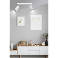 Emibig Emibig Boras double ceiling spotlight GU10 white and chrome luxury finish - Ideal for modern interiors