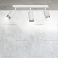 Boras 3L plafondspot GU10 wit en chroom luxe afwerking
