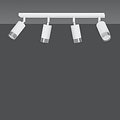 Emibig Emibig Boras 4L spot encastré GU10 blanc et chrome finition luxe - Idéal pour un éclairage moderne
