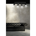 Boras 4L schwarzer Deckenstrahler GU10 mit Chrom-Luxus-Finish