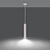 Vaxjo white cylinders 1L pendant lamp GU10