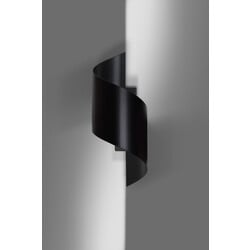Emibig Lulea lampe murale spirale noire G9