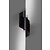 Aplique espiral Lulea negro G9