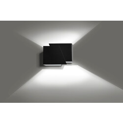 Emibig Tumba lámpara de pared negra G9