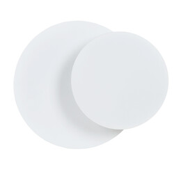 Emibig Kalmer 2 witte cirkels wandlamp 1x G9