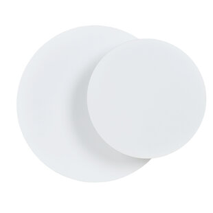 Emibig Kalmer 2 witte cirkels wandlamp 1x G9