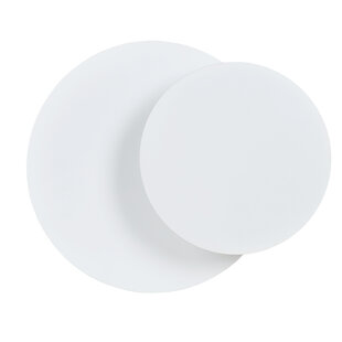 Kalmer 2 witte cirkels wandlamp 1x G9