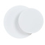 Emibig Emibig Calmer 2 white circles wall lamp 1x G9 - Perfect lighting for any space