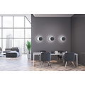 Kalmar 2 black circles wall lamp 1x G9