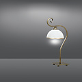 Lampe de table Sundsvall blanc et or classique 1x E27