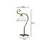 Sundsvall table lamp white and gold classic 1x E27