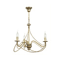 Lustre classique Borlange 3L 3x E14 doré